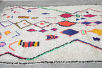 Colorful Moroccan berber rug 4.7 FT × 7.6 FT