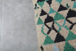 Hand-Knotted Moroccan Rug - 4.5 x 7.3 ft Geometric Design