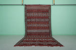 Handwoven berber rug 5.6 ft x 10.3 ft