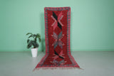 Red Runner Rug 3.3 X 9.6 Feet