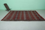 Handwoven berber rug 5.6 ft x 10.3 ft