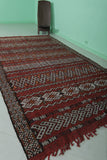 Handwoven berber rug 5.6 ft x 10.3 ft