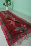 Red Runner Rug 3.3 X 9.6 Feet