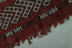 Handwoven berber rug 5.6 ft x 10.3 ft