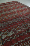 Handwoven berber rug 5.6 ft x 10.3 ft