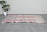 Handmade Moroccan rug 4.1 FT × 8.3 FT