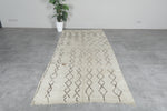 Moroccan Wool Rug - Diamond Pattern - 4.4 FT × 9.8 FT