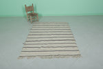 Stripe berber rug 4.3 FT X 5.6 FT ﻿