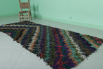 Colorful Boucherouite Rug 2.9 X 7.7 Feet - runner rug