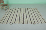 Stripe berber rug 4.3 FT X 5.6 FT ﻿