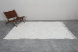 Moroccan Rug 5 x 8 ft - Handwoven Wool with Diamond Pattern