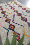 Moroccan wool rug 4.5 FT × 8.3 FT