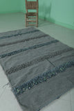 Moroccan rug 3.6 ft x 6.2 ft