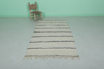 Runner tribal berber wedding rug 3.4 FT x 6.5 FT