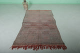 Vintage berber rug 4 ft x 6.9 ft