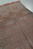 Vintage berber rug 4 ft x 6.9 ft