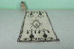 handmade berber rug 3.2 X 6.1 Feet