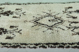 handmade berber rug 3.2 X 6.1 Feet