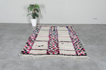 Colorful Moroccan rug 4.8 FT × 6 FT