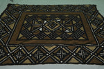 African Vintage textile 5.3 FT × 7.2 FT