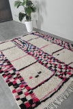 Colorful Moroccan rug 4.8 FT × 6 FT