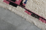 Colorful Moroccan rug 4.8 FT × 6 FT