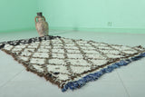 handmade berber rug 2.9 X 5.8 Feet