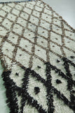 handmade berber rug 2.9 X 5.8 Feet