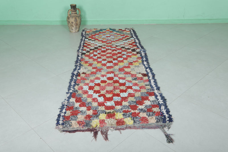 Long Runner Entryway Rug - 2.9x8.1 ft | Handwoven Moroccan Design