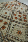 Vintage Moroccan Rug - 6.3 x 12.2 ft | Diamond & Floral Pattern in Warm Tones