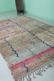 Handmade moroccan berber rug 5.8 FT X 9.1 FT