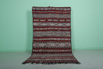 Vintage Berber kilim 5.1ft x 9ft