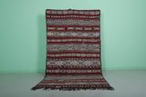 Vintage Berber kilim 5.1ft x 9ft