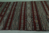 Vintage Berber kilim 5.1ft x 9ft