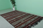 Vintage Berber kilim 5.1ft x 9ft