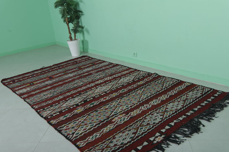 Vintage Berber Kilim – Traditional Handwoven Rug