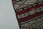 Vintage Berber kilim 5.1ft x 9ft