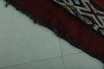 Vintage Berber kilim 5.1ft x 9ft