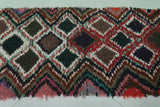 Runner Boucherouite rug 3 x 7.3 Feet