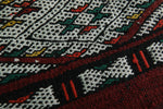 Vintage Berber kilim 5.1ft x 9ft