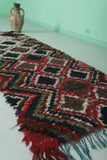 Runner Boucherouite rug 3 x 7.3 Feet