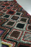 Runner Boucherouite rug 3 x 7.3 Feet