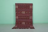 Handwoven kilim 4.5ft x 7.8ft