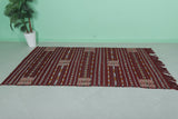 Handwoven kilim 4.5ft x 7.8ft