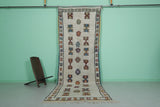 Moroccan runner berber rug 4.1 x 12.3 Feet