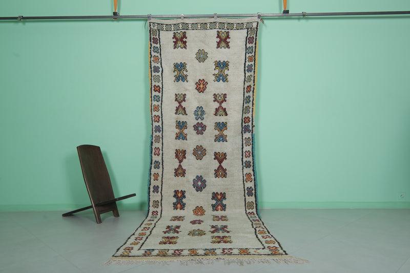 Moroccan Runner Berber Rug 4.1 x 12.3 ft - Handwoven Elegance