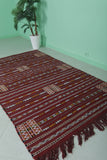 Handwoven kilim 4.5ft x 7.8ft