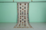 Moroccan runner berber rug 4.1 x 12.3 Feet