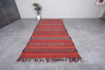 Handwoven Moroccan kilim rug 5.7 ft x 11.7 ft