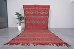 Handwoven Moroccan kilim rug 5.7 ft x 11.7 ft